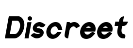 Discreet Font Image