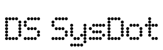 DS SysDot Font Image