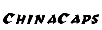 ChinaCaps Font Image
