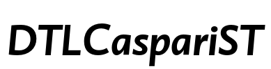 DTLCaspariST Font Image