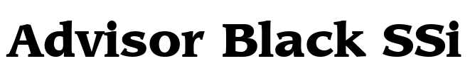 Advisor Black SSi