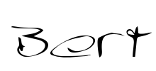 Bert Font Image