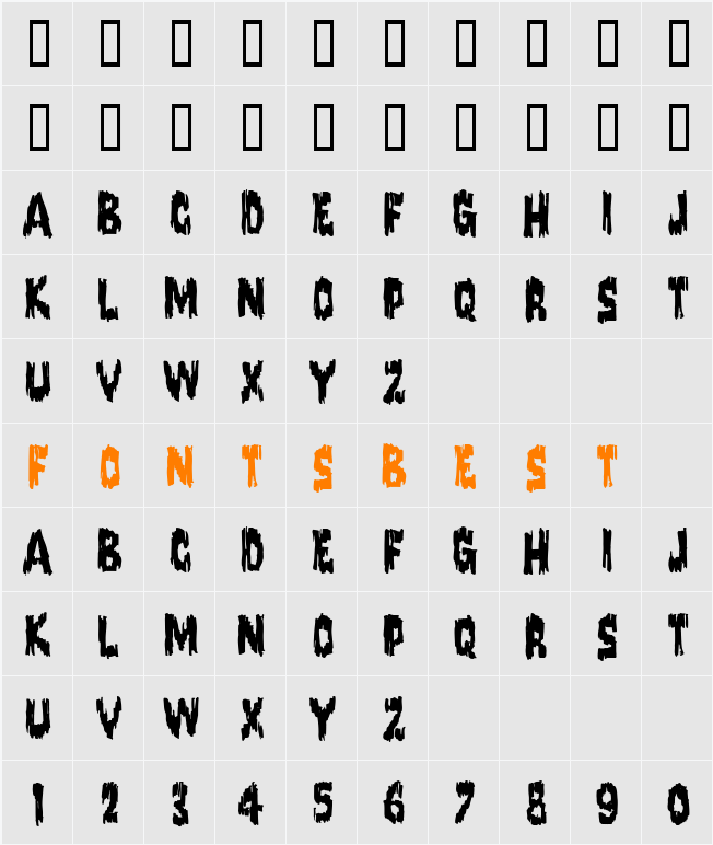Frankenstein MF Character Map