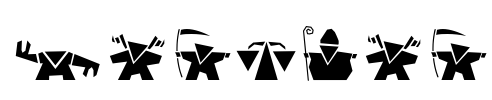 Damgram Font Image