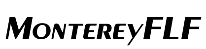 MontereyFLF Font Image