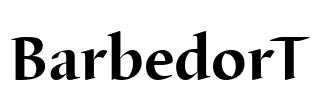 BarbedorT Font Image