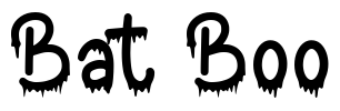Bat Boo Font Image