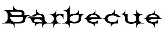 Barbecue Font Image