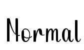 Normal Font Image
