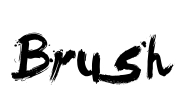 Brush Font Image