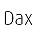 Dax Font Image