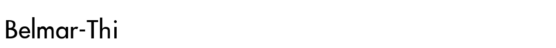 Belmar-Thin Font Image