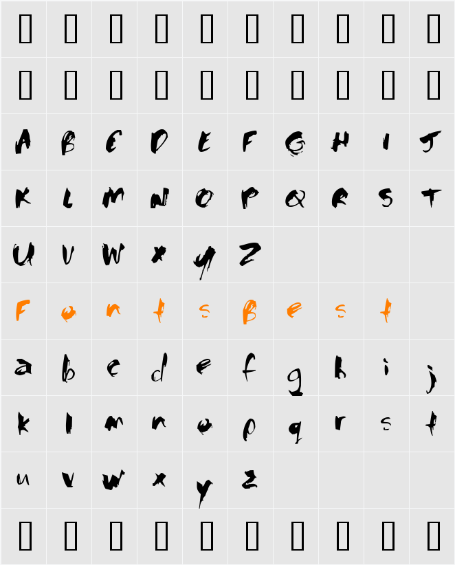 Baloney Character Map