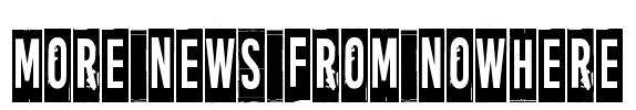 More news from nowhere