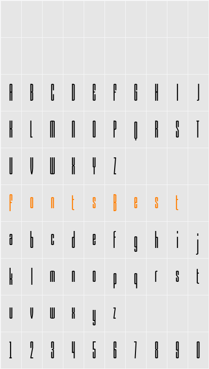 Armada Character Map