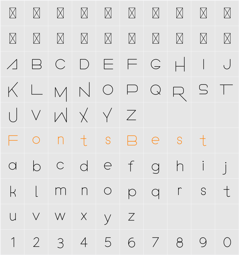 Automatic Character Map