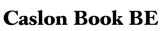 Caslon Book BE