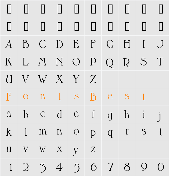 Musketeer Light Character Map