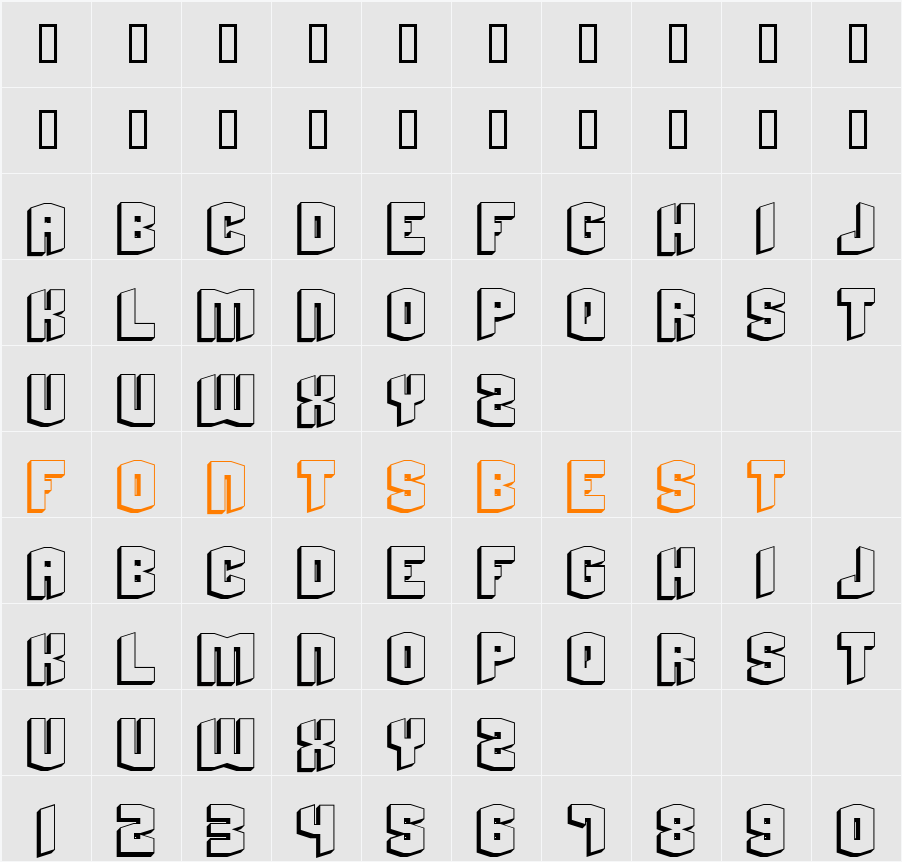 BeyondControl Character Map
