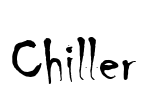 Chiller Font Image
