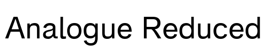Analogue Reduced