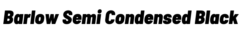 Barlow Semi Condensed Black