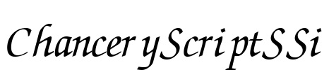 ChanceryScriptSSi