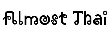 Almost Thai Font Image