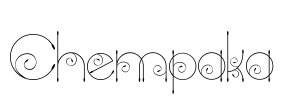 Chempaka Font Image