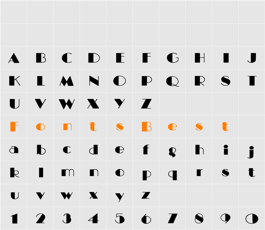 BIGCITY-Normal Wide Character Map
