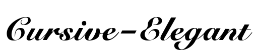 Cursive-Elegant