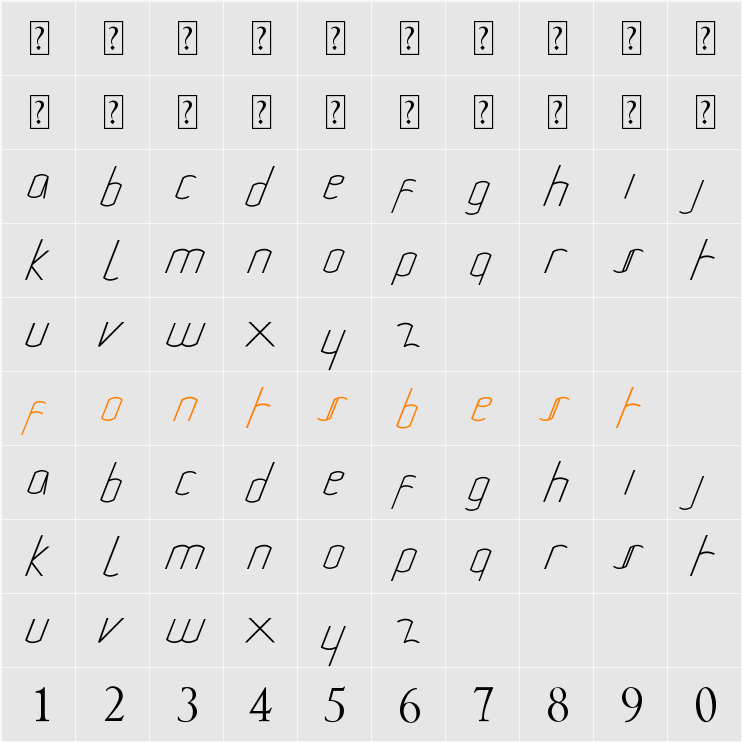 Miura Montes Character Map