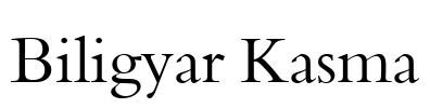 Biligyar Kasma Font Image