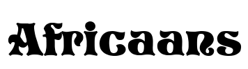 Africaans