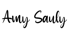 Amy Sauly Font Image