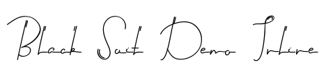 Black Suit Demo Inline Font Image