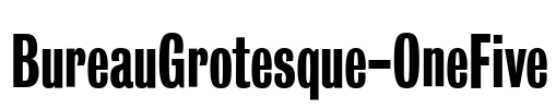BureauGrotesque-OneFive