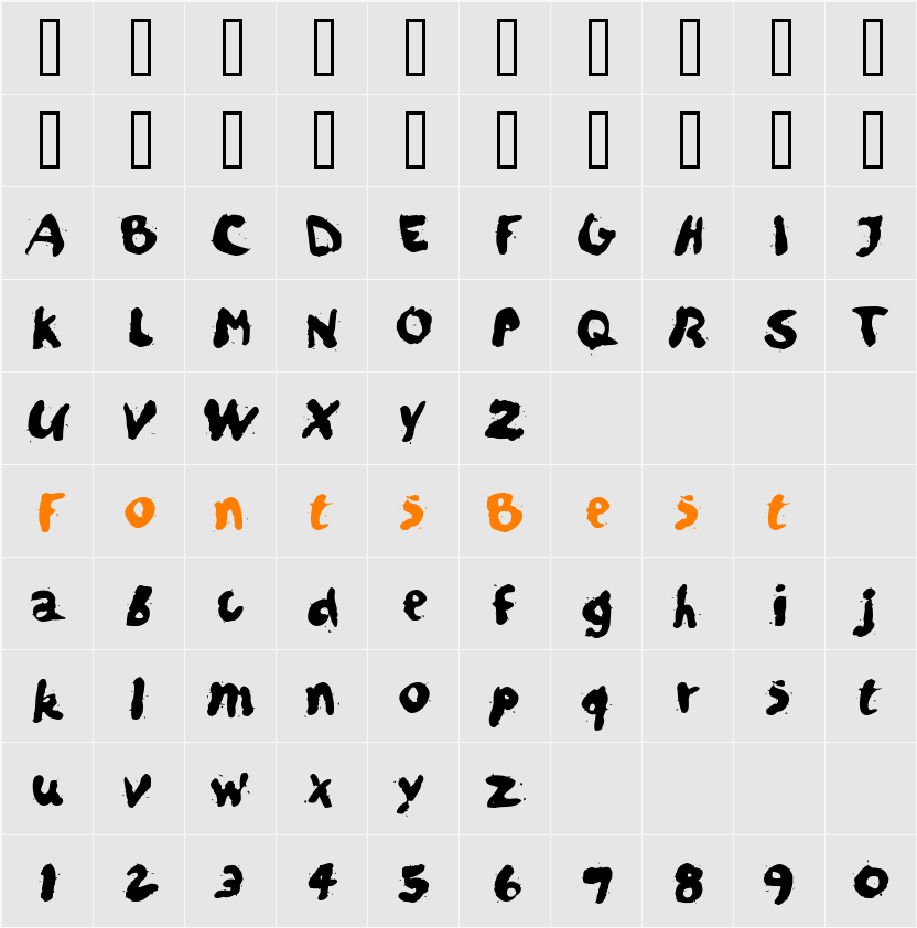 BigClydeGD Character Map