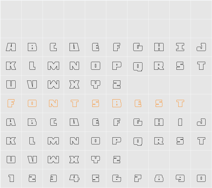 Dark Alliance Outline Character Map