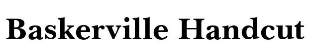 Baskerville Handcut
