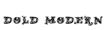 D_OLD MODERN 2 Font Image
