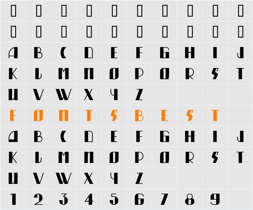 MunchausenNF Character Map