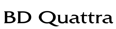 BD Quattra Font Image