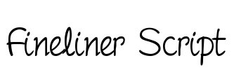 Fineliner Script Font Image