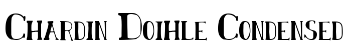 Chardin Doihle Condensed