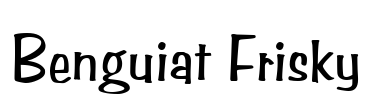 Benguiat Frisky Font Image