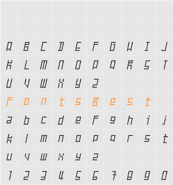 Failed Attempt Character Map