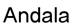 Andala Font Image