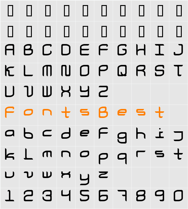 JI-Intine Character Map