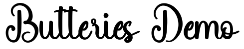 Butteries Demo Font Image